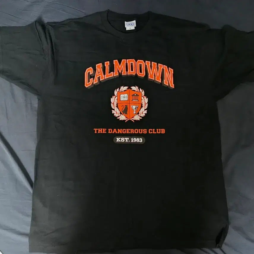 [BUNJANG] Calm T-shirt Black 3XL / 침착한 반팔티 블랙 3XL