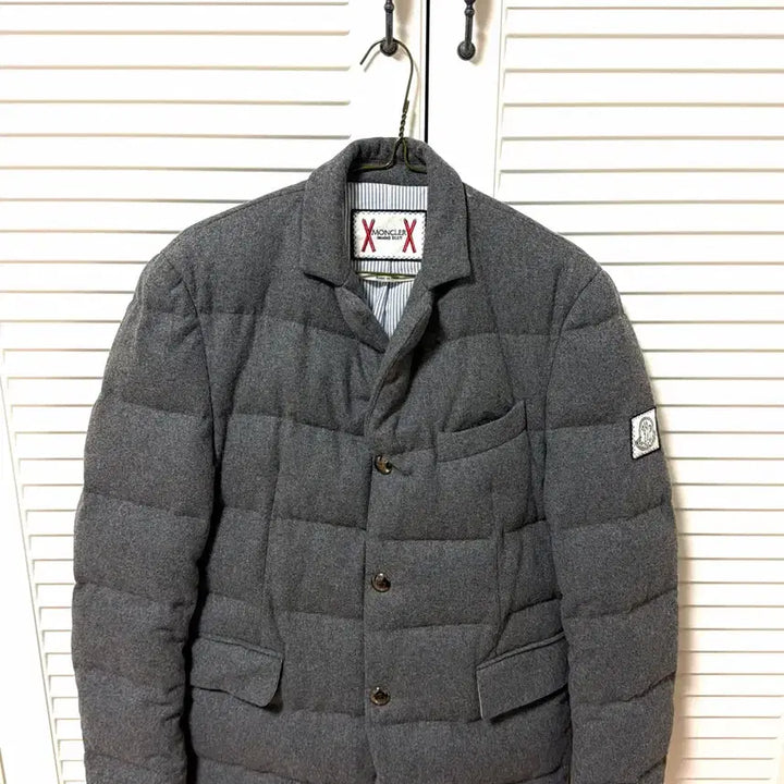 [BUNJANG] Moncler Gamma Blue Down Quilted Wool Blazer / (급처)몽클레어(몽클레르) 감마블루 다운 퀼팅 울 블레이저 1사이즈