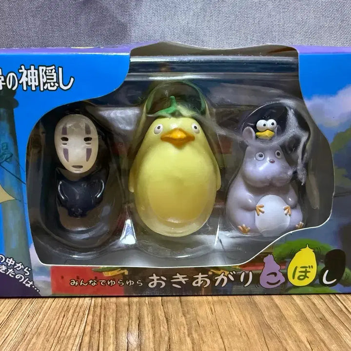 [BUNJANG] Ghibli Spirited Away Okiniagari-Koboshi Figure Set / 지브리 센과 치히로 오뚝이 피규어 세트 오키아가리코보시