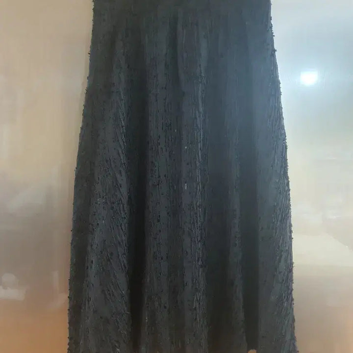 [BUNJANG] Black Flare Long Skirt - Size 55 / 블랙 롱 스커트 플레어 스커트55