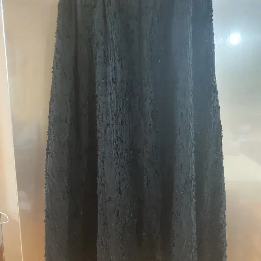 [BUNJANG] Black Flare Long Skirt - Size 55 / 블랙 롱 스커트 플레어 스커트55
