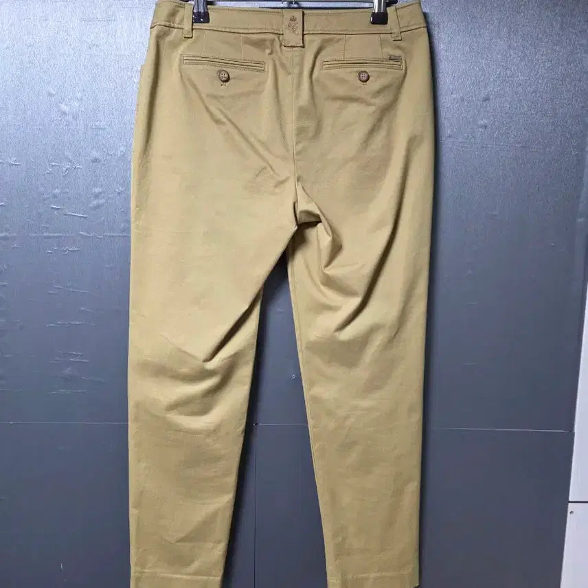 [BUNJANG] Hazzys Beige Cotton Pants / 헤지스 베이지색 여성 면바지 허리둘레  26-27 춘추용