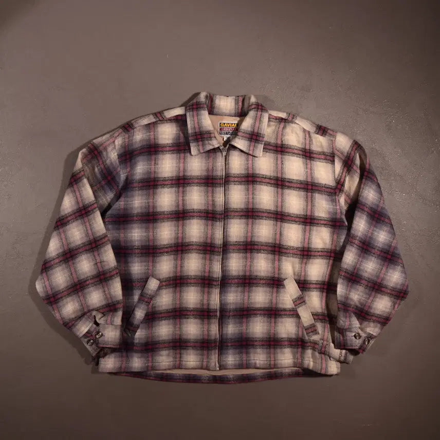 [BUNJANG] C419 Flannel Check Trucker Jacket / 플란넬 체크 트러커 자켓 C419