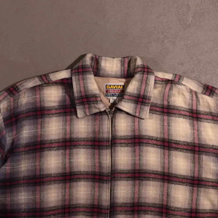 [BUNJANG] C419 Flannel Check Trucker Jacket / 플란넬 체크 트러커 자켓 C419