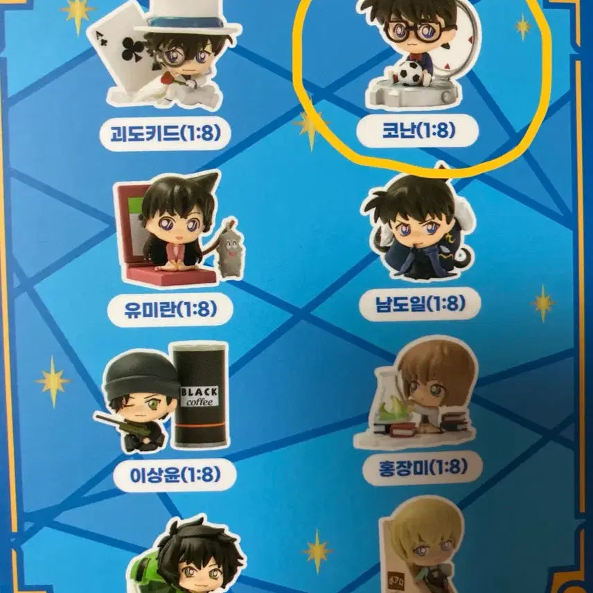 [BUNJANG] Detective Conan Kogoro Mori Figure / 명탐정 코난 페타돌 유명한 모리 코고로/미니 명탐정 시리즈 피규어
