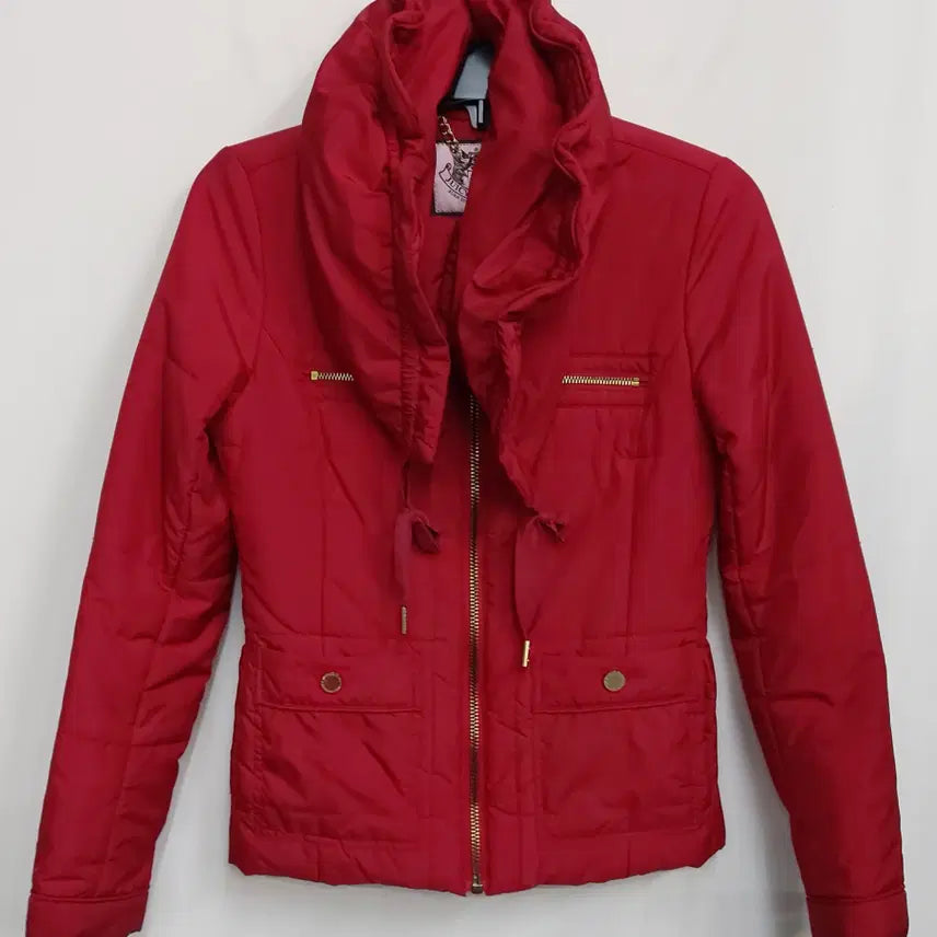 [BUNJANG] J.C. De Castelbajac Short Sleeve Lightweight Quilted Hooded Jacket / 주시꾸뛰르 빈티지 S(p) 숏슬리브 경량 퀼 후디 자켓. RD. -A