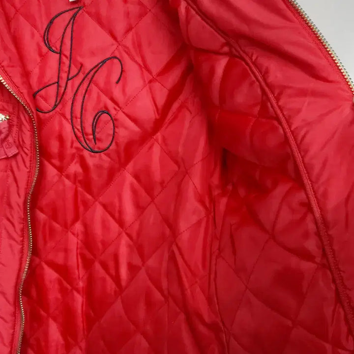[BUNJANG] J.C. De Castelbajac Short Sleeve Lightweight Quilted Hooded Jacket / 주시꾸뛰르 빈티지 S(p) 숏슬리브 경량 퀼 후디 자켓. RD. -A