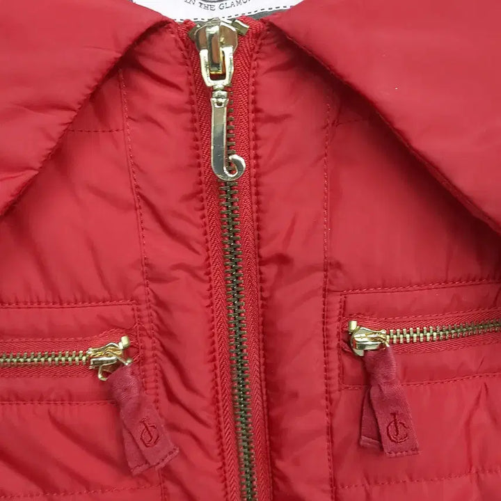 [BUNJANG] J.C. De Castelbajac Short Sleeve Lightweight Quilted Hooded Jacket / 주시꾸뛰르 빈티지 S(p) 숏슬리브 경량 퀼 후디 자켓. RD. -A