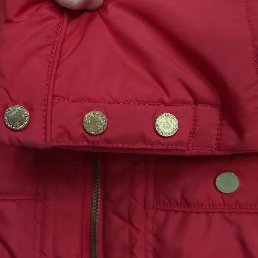 [BUNJANG] J.C. De Castelbajac Short Sleeve Lightweight Quilted Hooded Jacket / 주시꾸뛰르 빈티지 S(p) 숏슬리브 경량 퀼 후디 자켓. RD. -A