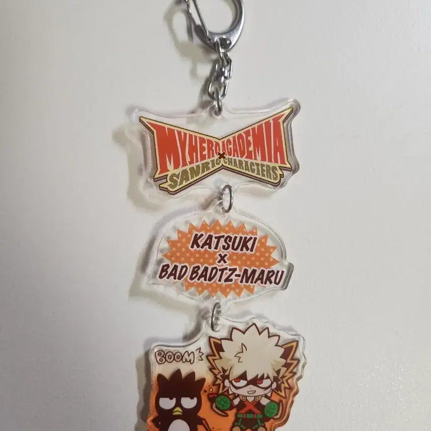 [BUNJANG] My Hero Academia Bakugo Sanrio Collaboration Keyring / 나히아 히로아카 바쿠고 바츠마루 산리오 콜라보 키링