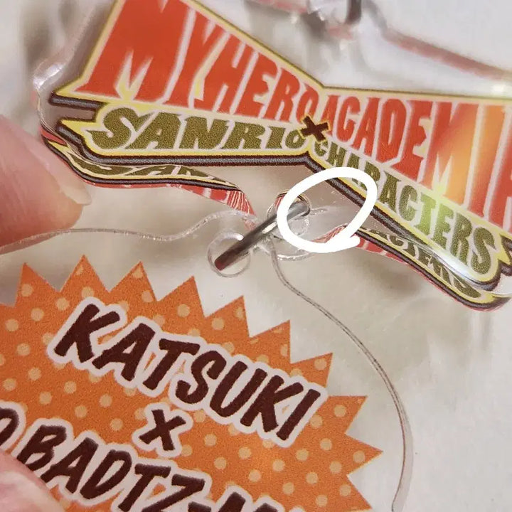 [BUNJANG] My Hero Academia Bakugo Sanrio Collaboration Keyring / 나히아 히로아카 바쿠고 바츠마루 산리오 콜라보 키링