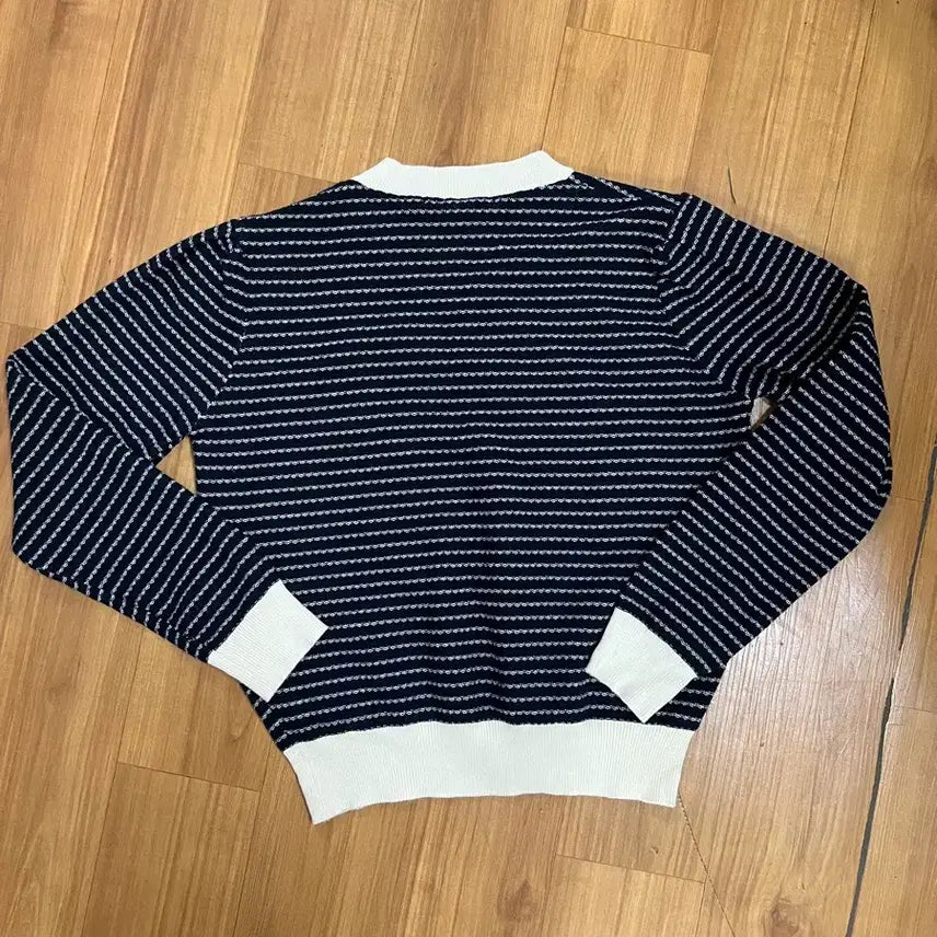 [BUNJANG] Olive Des Olive Striped Knit Top / 올리브데올리브 가로줄 니트티 89(55-66)