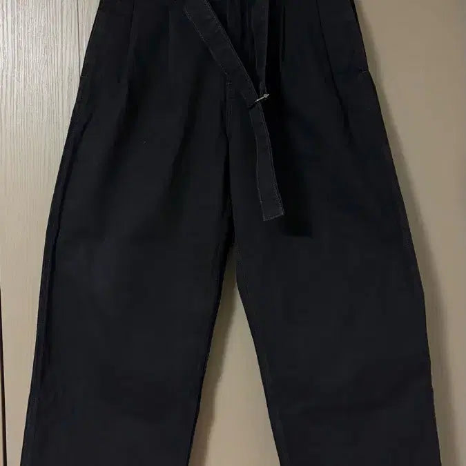 [BUNJANG] YOUTH Belted Denim Pants Black S Size / 유스 YOUTH 벨티드 데님 팬츠 블랙 S사이즈