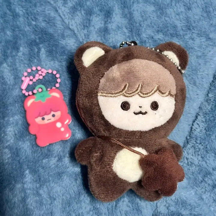 [BUNJANG] NCT Haechan Gomhyogi Doll + Star Bag + Danim Keyring / Nct 해찬 인형 곰효기+별가방+다님 말랑키링