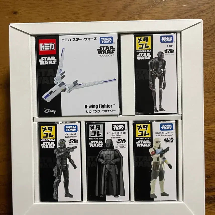 [BUNJANG] Takara Tomy Star Wars Rogue One Premium Figure Collection / 메타코레 스타워즈 로그원 프리미엄 피규어 컬랙션 5종다스베이더등