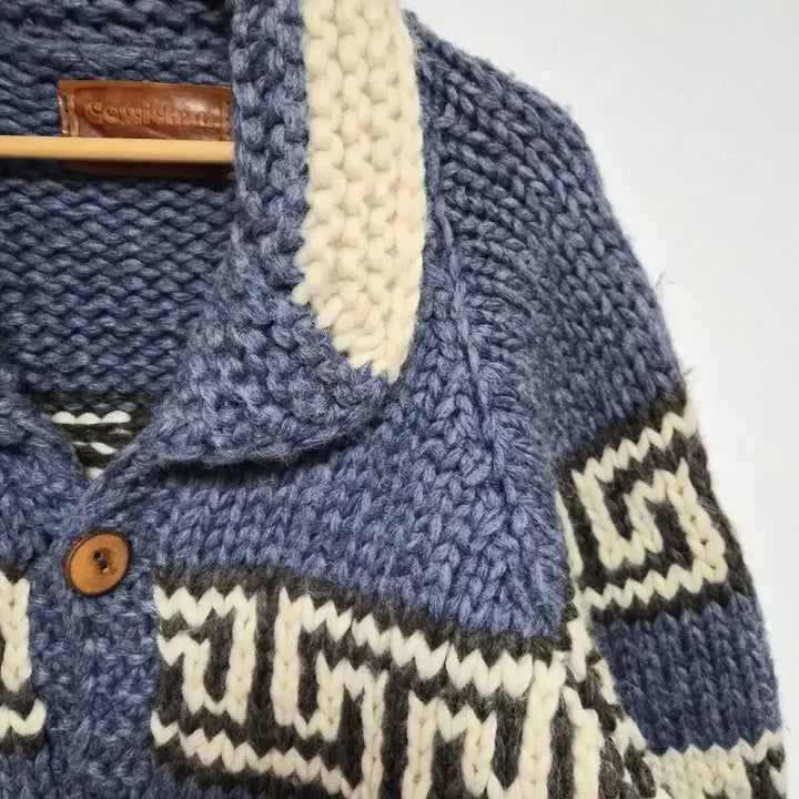 [BUNJANG] Cowichan Shepherd Eagle Pattern Cardigan / 코위찬셰퍼드 독수리 코위찬 가디건 Free사이즈 - K53