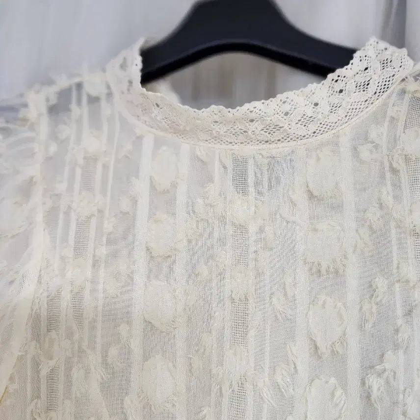 [BUNJANG] Ivory Long Dress / 아이보리 롱 원피스 free
