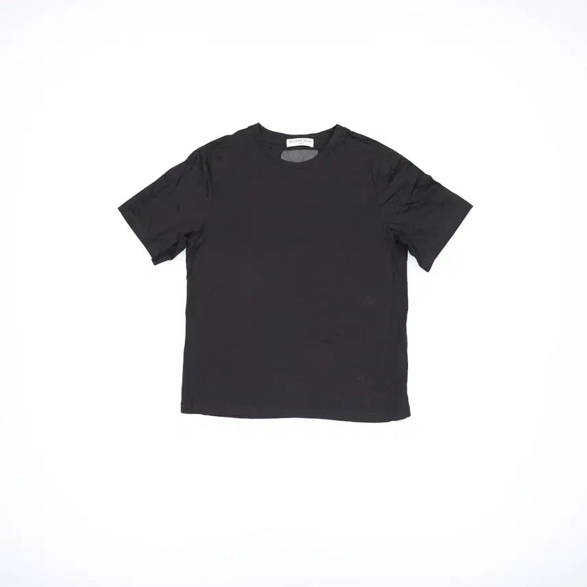[SOLD OUT] M 발렌시아가 백패치 반팔티 블랙 0309H1