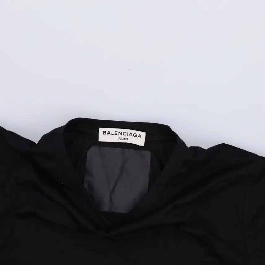 [SOLD OUT] M 발렌시아가 백패치 반팔티 블랙 0309H1