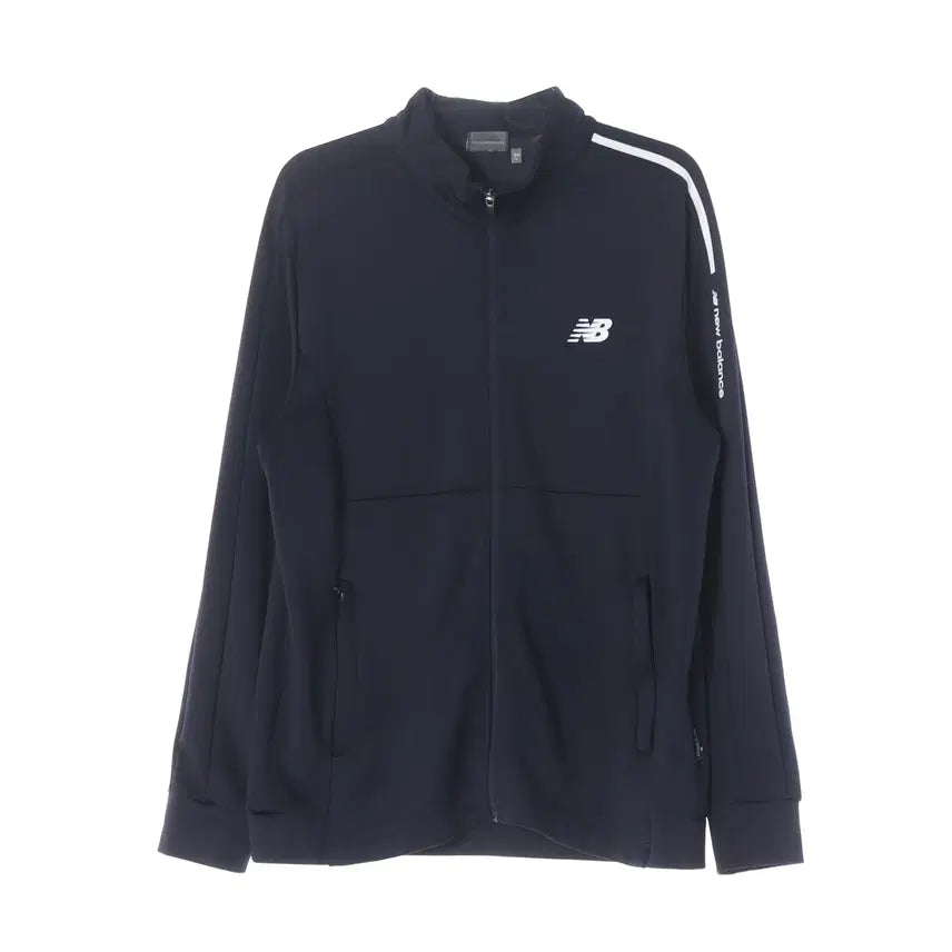 [BUNJANG] New Balance 24SS Logo Print Stand Neck Training Jacket / 뉴발란스 24SS 로고 프린트 스탠드넥 트레이닝 재킷