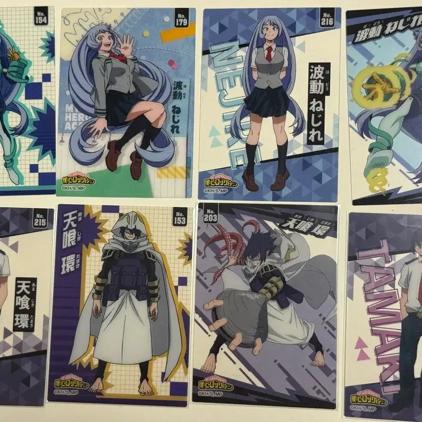 [BUNJANG] My Hero Academia Tamaki Nejire Mirio Pencil Acrylic Stand Set / <~6.15 할인>나히아 나의 히어로 아카데미아 빅3 타마키 네지레 밀