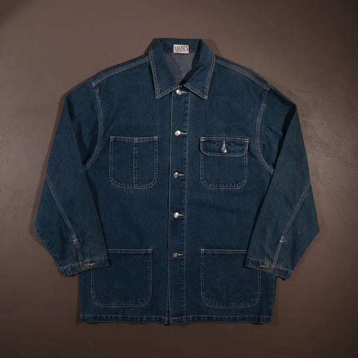 [BUNJANG] Vintage USA Denim Chore Jacket XL / 빈티지 USA 데님 초어자켓 C423