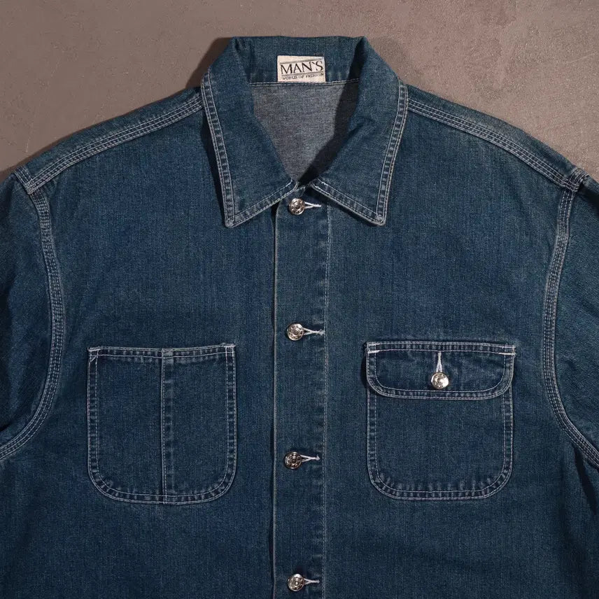 [BUNJANG] Vintage USA Denim Chore Jacket XL / 빈티지 USA 데님 초어자켓 C423