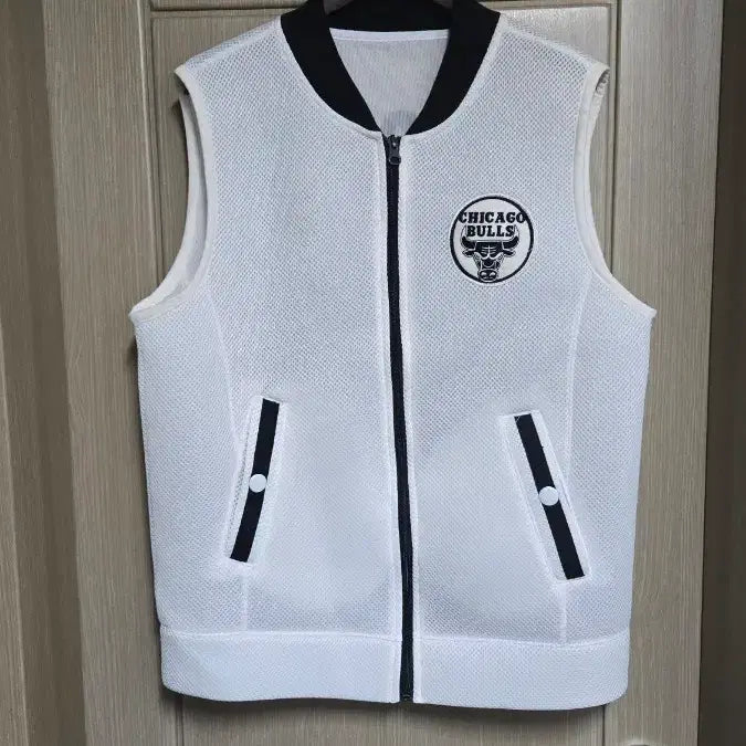 [BUNJANG] Chicago Bulls White Mesh Vest / 시카고불스 화이트 메쉬 조끼