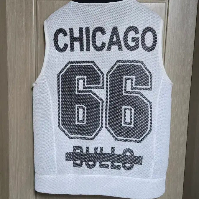 [BUNJANG] Chicago Bulls White Mesh Vest / 시카고불스 화이트 메쉬 조끼