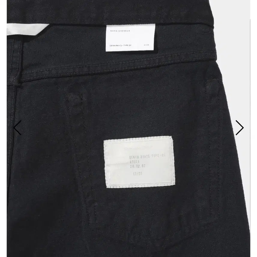 [BUNJANG] Kang Jung Suk Type-02 Black Denim Jeans / 강정석 강정석 Type-02 블랙데님 30사이즈