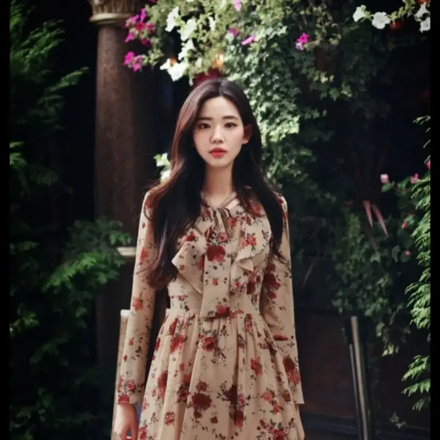 [BUNJANG] Milkcocoa Floral Pattern Dress (M) / 밀크코코아 원피스(m) 팝니다