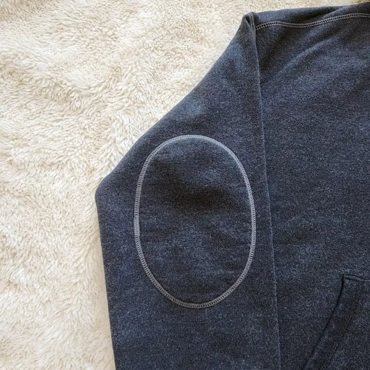 [BUNJANG] Lopsided Oversized Zip Up Hoodie Navy / 러프사이드 Oversized Zip Up Hoodie Navy(2)