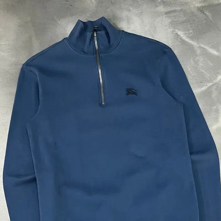 [BUNJANG] Burberry Brit Cotton Half-Zip Up Top / 버버리 브릿 코튼 하프집업 +명품감정서 y15847
