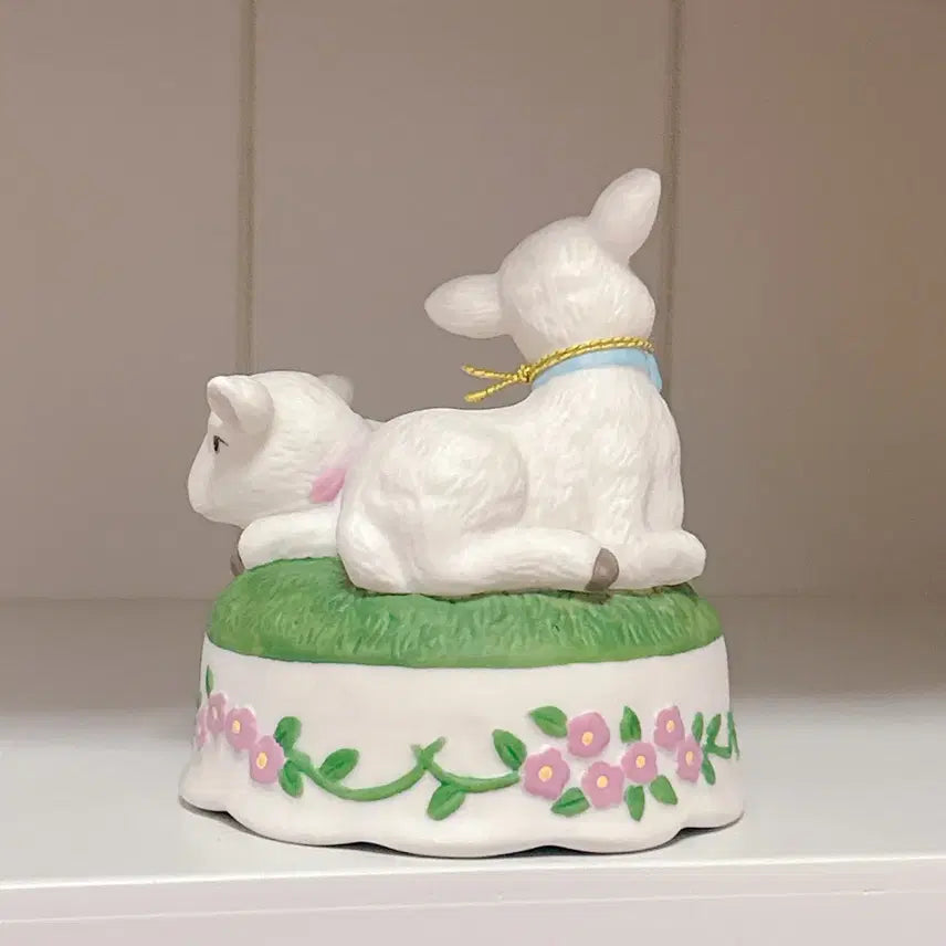[SOLD OUT] 빈티지 양 오브제 도기 도자기 램