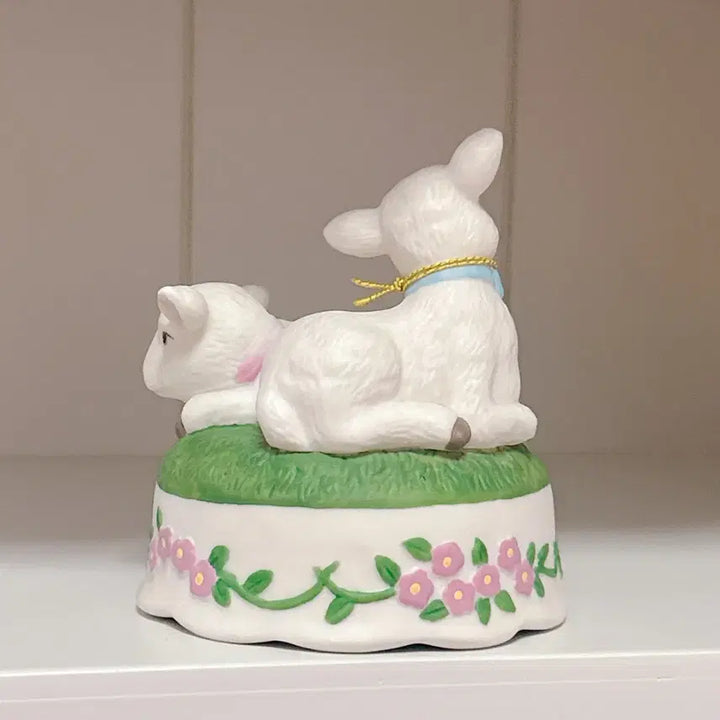 [SOLD OUT] 빈티지 양 오브제 도기 도자기 램