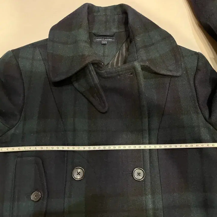[BUNJANG] Tommy Hilfiger Blackwatch Wool Peacoat (Women&