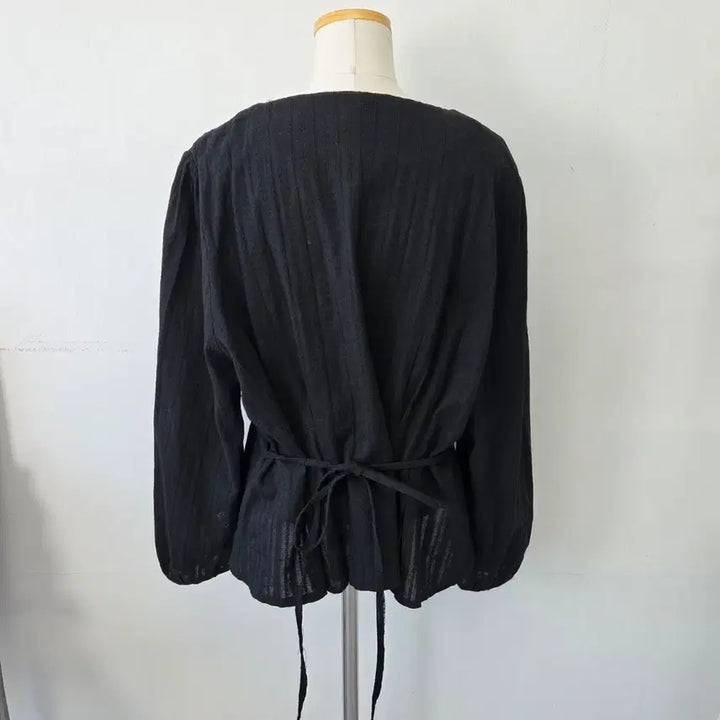 [BUNJANG] RIRI n CO Black Blouse / 빈티지 만원샵 RIRI n CO 블랙 블라우스