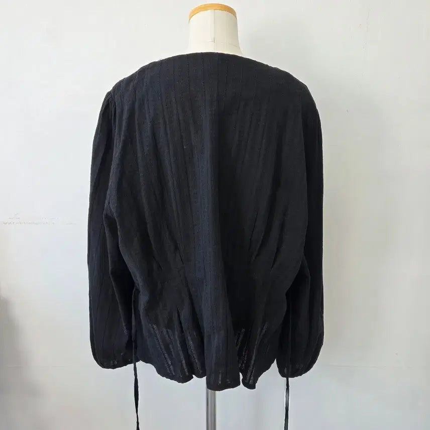 [BUNJANG] RIRI n CO Black Blouse / 빈티지 만원샵 RIRI n CO 블랙 블라우스
