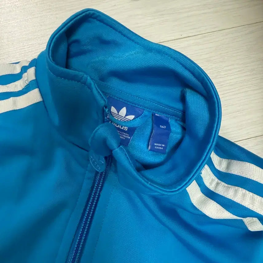 [BUNJANG] Adidas Jennie Old School Jersey Top / 아디다스 제니 져지 구파 올드스쿨 블루 하늘 화이트