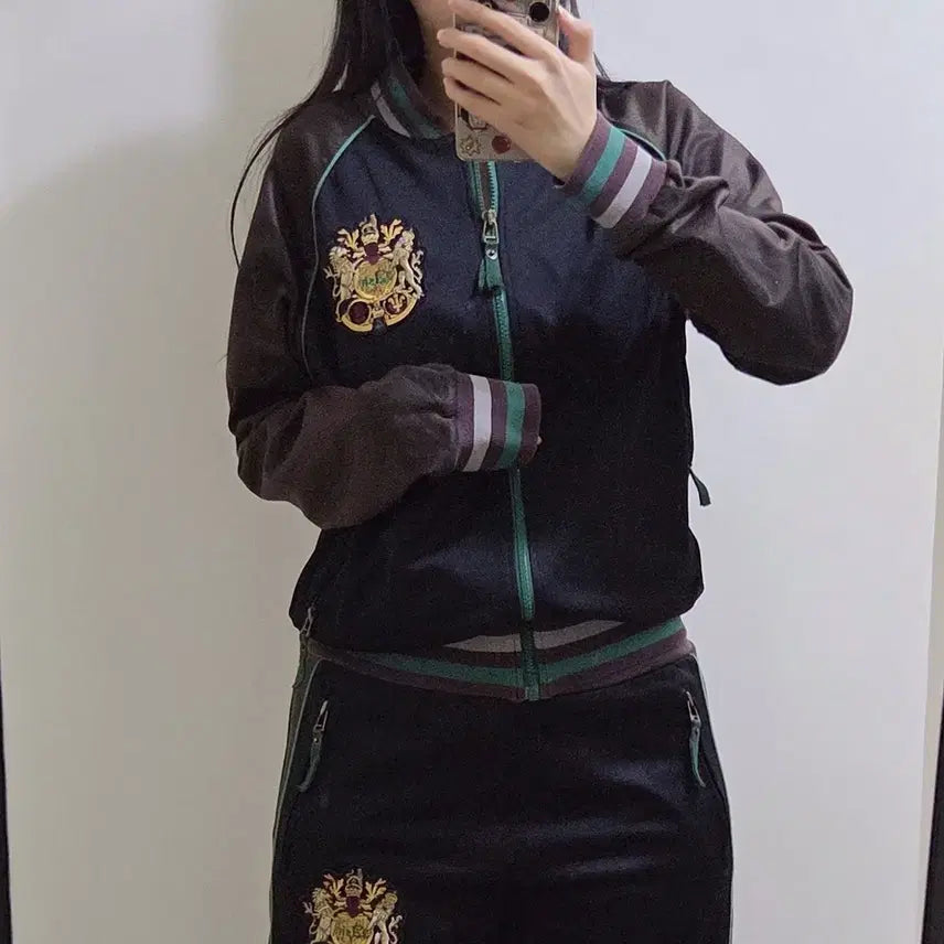 [BUNJANG] ASK Brown Jersey Track Top / ASK 브라운 져지 트랙탑 트레이닝복