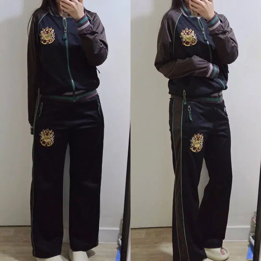 [BUNJANG] ASK Brown Jersey Track Top / ASK 브라운 져지 트랙탑 트레이닝복
