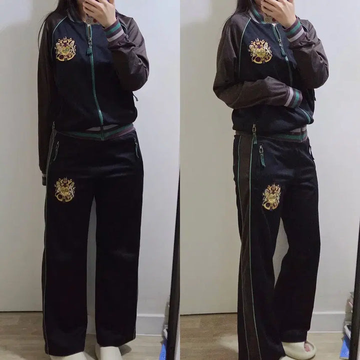 [BUNJANG] ASK Brown Jersey Track Top / ASK 브라운 져지 트랙탑 트레이닝복