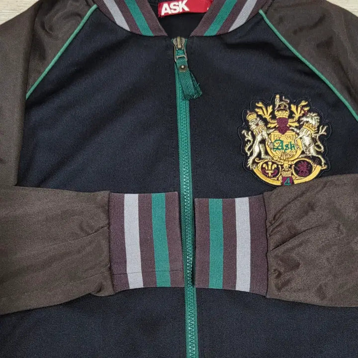 [BUNJANG] ASK Brown Jersey Track Top / ASK 브라운 져지 트랙탑 트레이닝복