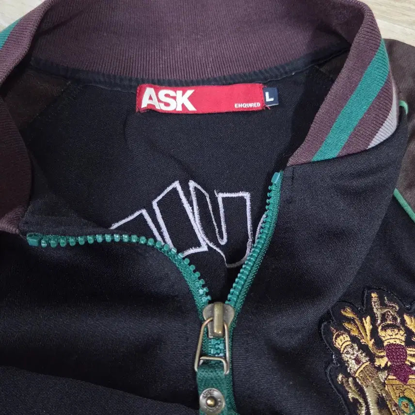 [BUNJANG] ASK Brown Jersey Track Top / ASK 브라운 져지 트랙탑 트레이닝복