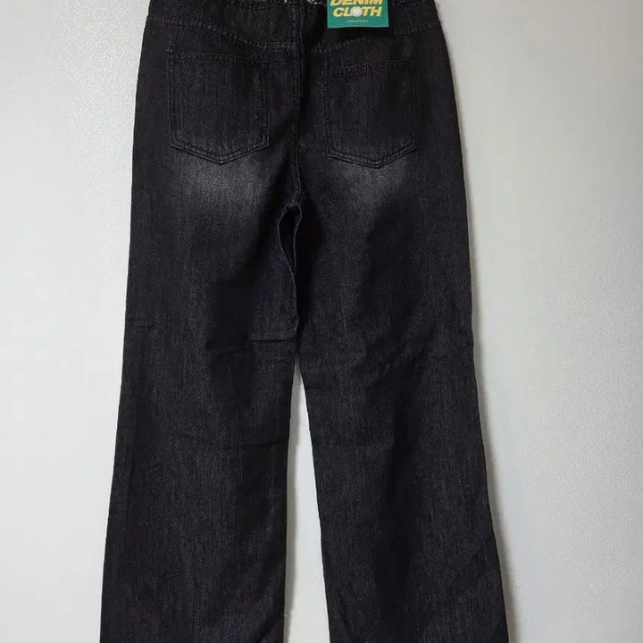 [SOLD OUT] 블랙 워싱 와이드 데님 팬츠