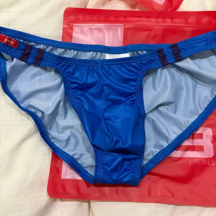 [BUNJANG] GX3 Blue Triangle Briefs - Large / gx3 블루 삼각 팬티 라지