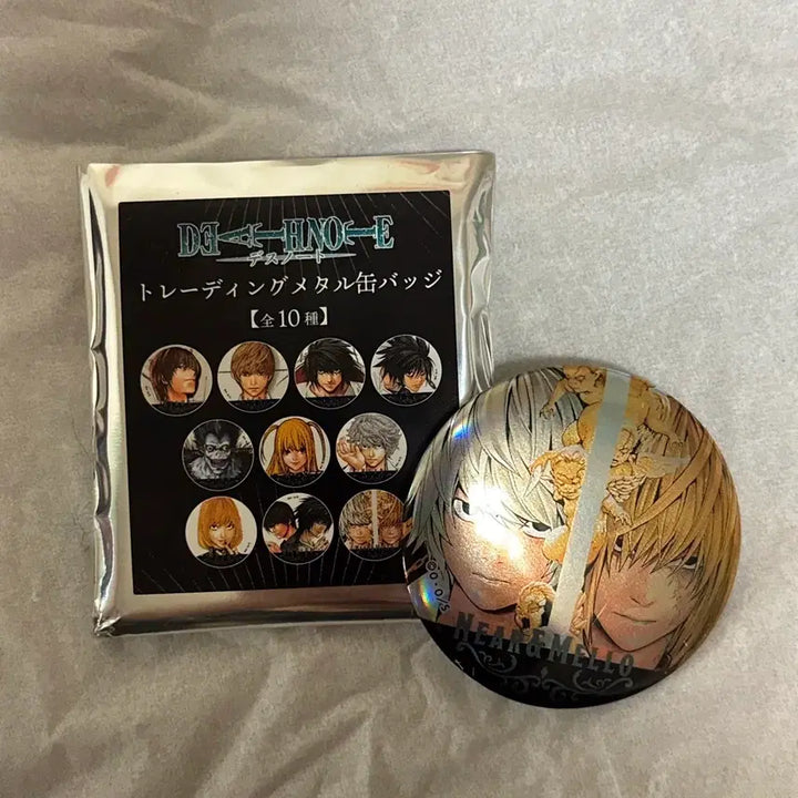 [BUNJANG] Death Note Near &amp; Mello Can Badge / 데스노트 니아&amp;멜로 캔뱃지
