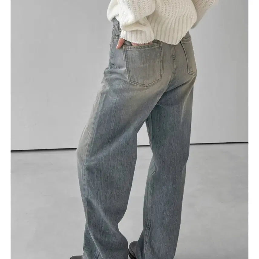 [BUNJANG] Vintage Washed Denim Pants / 빈티지 워싱 데님 팬츠 청바지