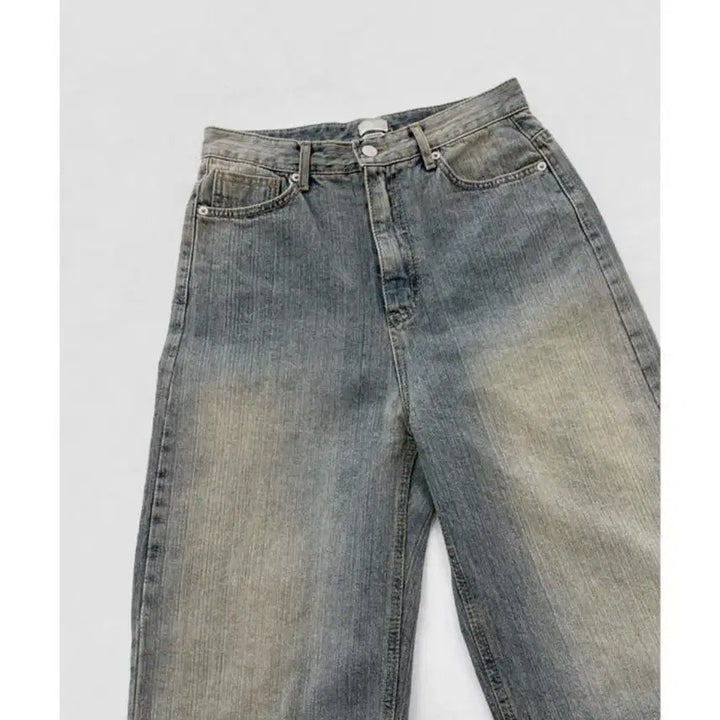 [BUNJANG] Vintage Washed Denim Pants / 빈티지 워싱 데님 팬츠 청바지