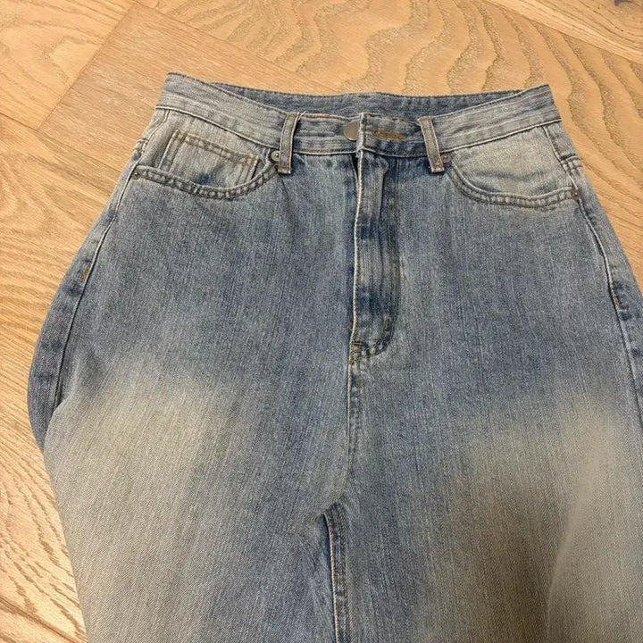 [BUNJANG] Vintage Washed Denim Pants / 빈티지 워싱 데님 팬츠 청바지
